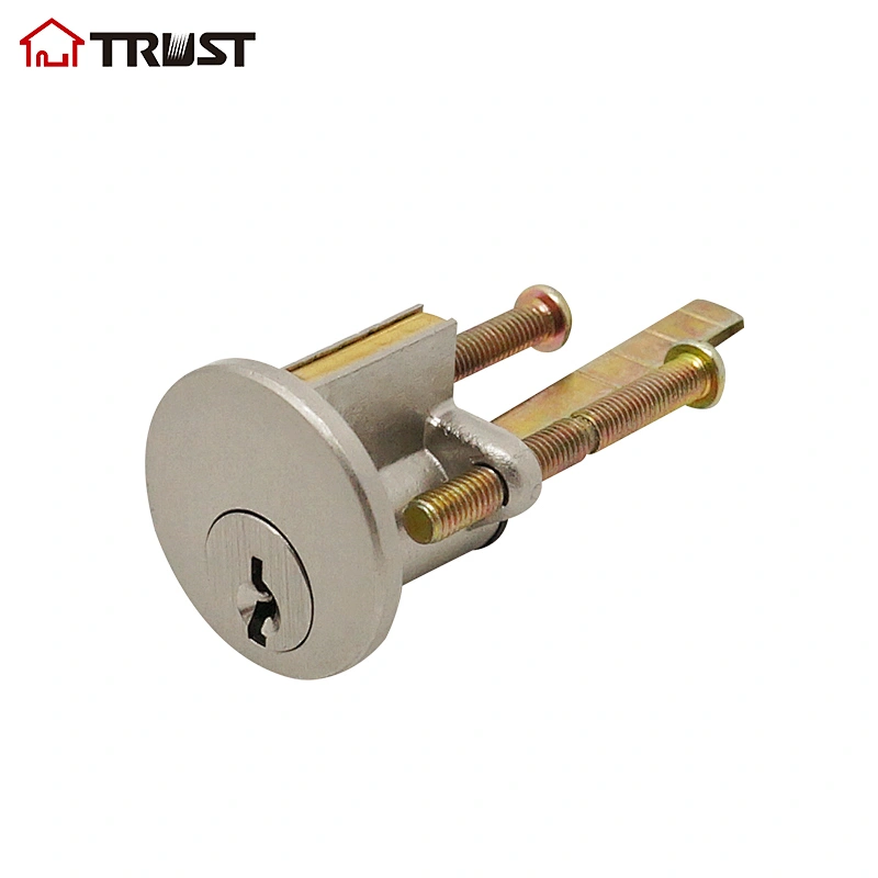 TRUST 564RCB-SN Rechangeable Rim Cylinder  of Night latch  (Brass Housing+Brass Plug)